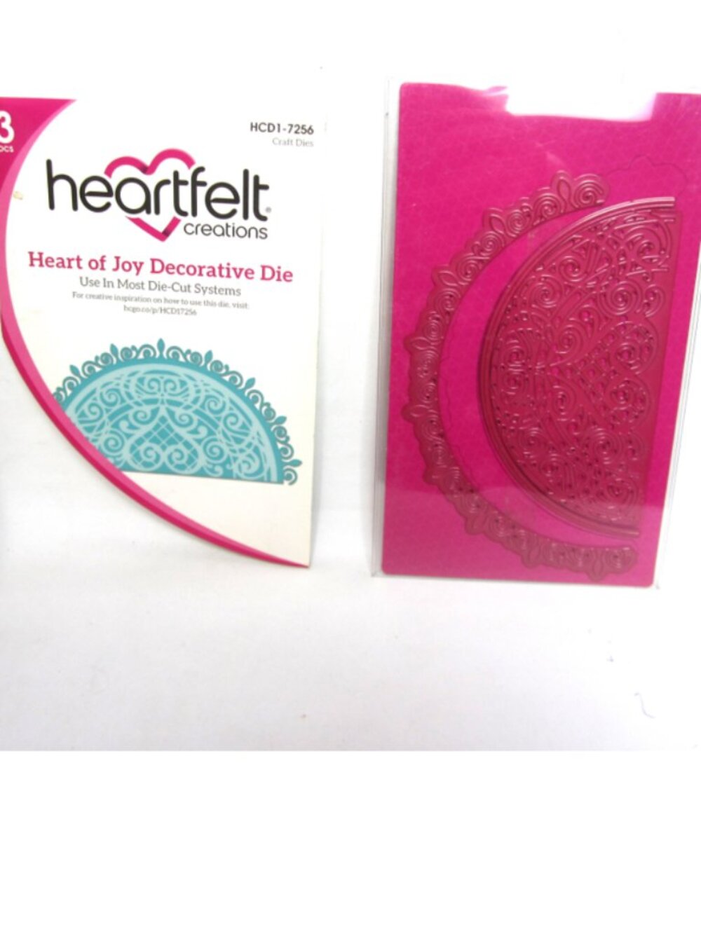 Heartfelt Creations Heart of Joy Decorative Die 3 Pcs Craft Dies HCD1-7256